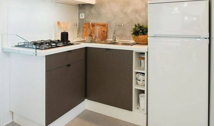 Mobil-home | Comfort | 2 Ch. | 4 pers. | Terrasse surélevée | A/C | TV 2