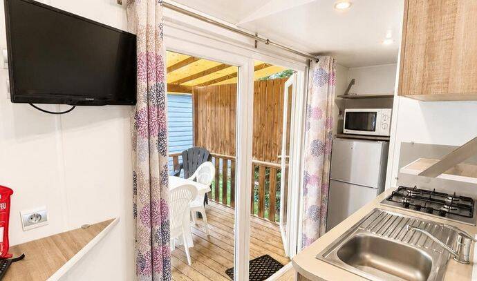 Mobil-home | Comfort | 2 Ch. | 4 pers. | Terrasse surélevée | A/C | TV 2