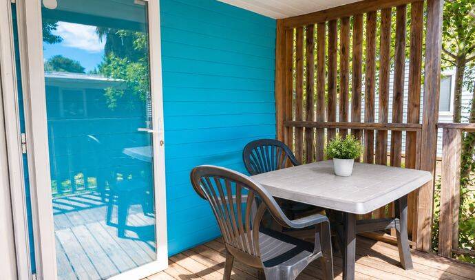 Mobil-home | Comfort | 2 Ch. | 4 pers. | Terrasse surélevée | A/C | TV 1