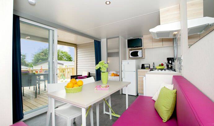 Mobil-home | Comfort | 2 Ch. | 4 pers. | Terrasse surélevée | TV 1
