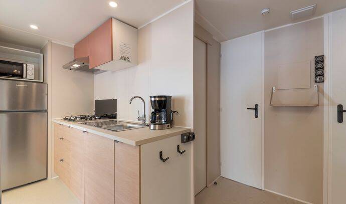 Mobil-home | Comfort | 2 Ch. | 4/6 pers. | Terrasse couverte | A/C | TV 3
