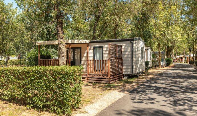 Mobil-home | Comfort | 2 Ch. | 4/6 pers. | Terrasse couverte | A/C | TV 1