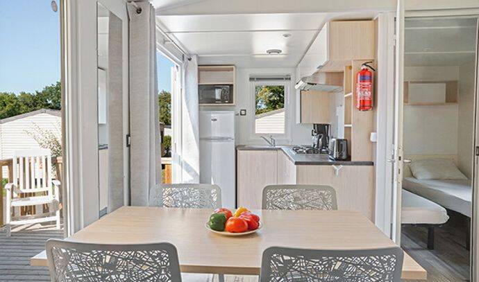 Mobil-home | Comfort | 2 Ch. | 4/6 pers. | Terrasse simple | A/C | TV 1