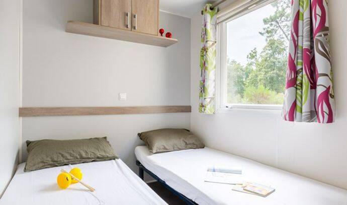 Mobil-home | Comfort | 2 Ch. | 4/6 pers. | Terrasse surélevée non couverte 4
