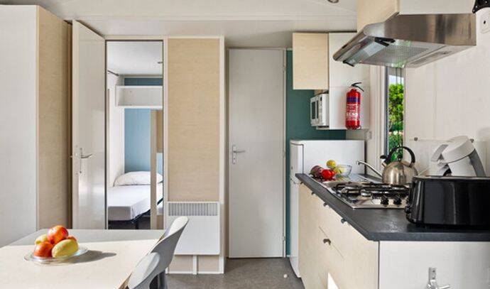 Mobil-home | Comfort | 2 Ch. | 4/6 pers. | Terrasse surélevée | TV 3