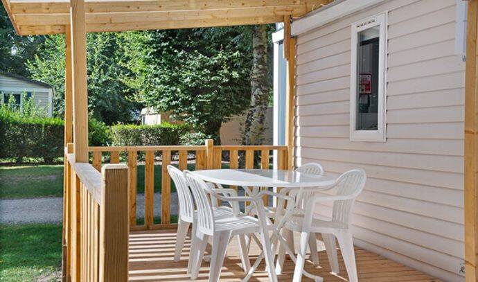 Mobil-home | Comfort | 2 Ch. | 4/6 pers. | Terrasse surélevée | TV 1