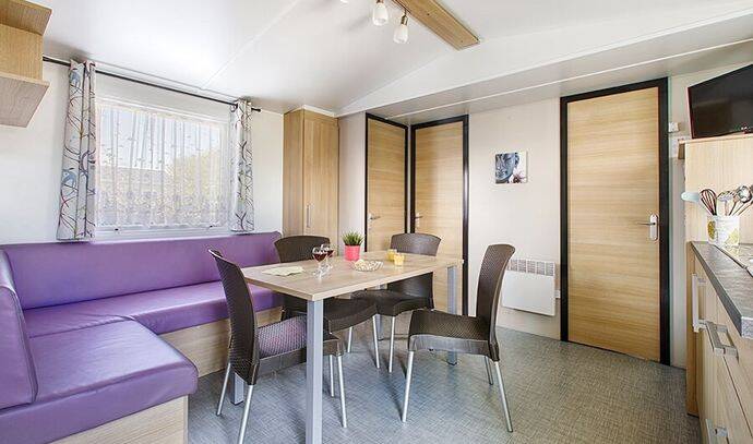 Mobil-home | Comfort | 3 Ch. | 5 pers. | Terrasse simple | TV 2