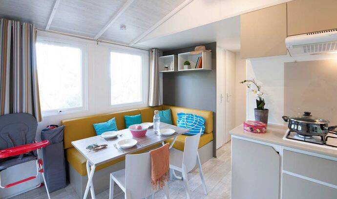 Mobil-home | Comfort | 3 Ch. | 6 pers. | Terrasse simple | A/C | TV 3
