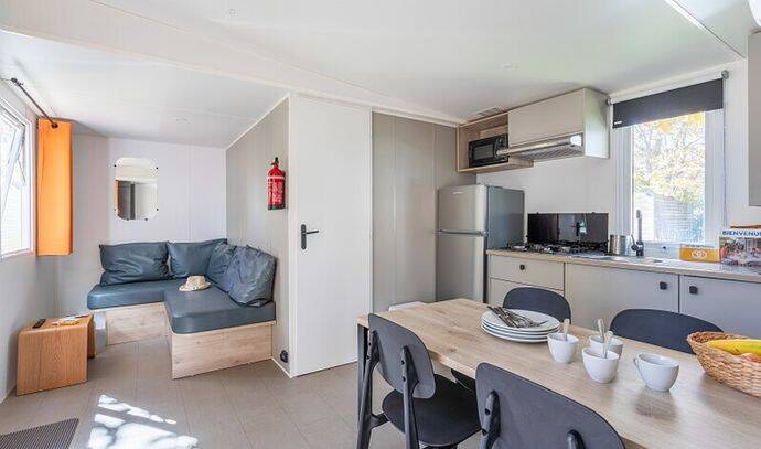 Mobil-home | Comfort | 3 Ch. | 6 pers. | Terrasse Lounge | A/C | TV 2