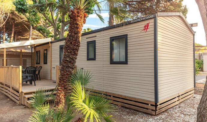 Mobil-home | Comfort | 4 Ch. | 8 pers. | Terrasse surélevée | A/C | TV 0