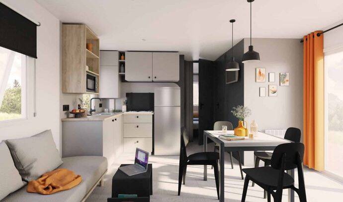 Mobil-home | Comfort | 4 Ch. | 8 pers. | Terrasse surélevée | A/C 3