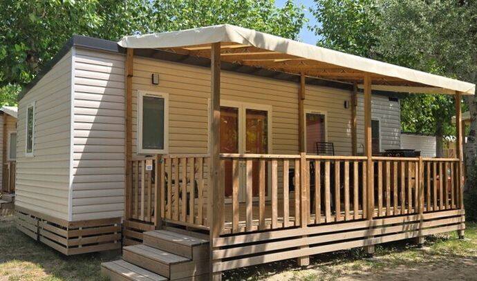 Mobil-home | Comfort | 4 Ch. | 8 pers. | Terrasse surélevée | A/C 0