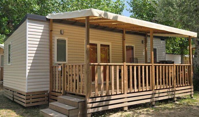 Mobil-home | Comfort | 4 Ch. | 8 pers. | Terrasse surélevée | A/C 0