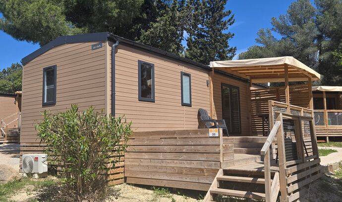Mobil-home | Premium | 3 Ch. | 6 pers. | Terrasse surélevée | A/C | TV 0
