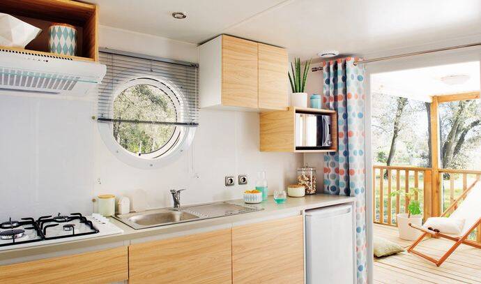 Mobil-home | Premium | 2 Ch. | 4 pers. | Terrasse simple | A/C | TV 3
