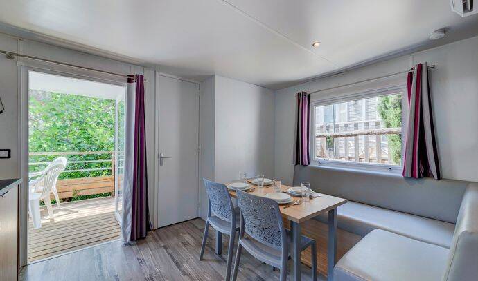 Mobil-home | Premium | 2 Ch. | 4 pers. | Terrasse simple | A/C 4