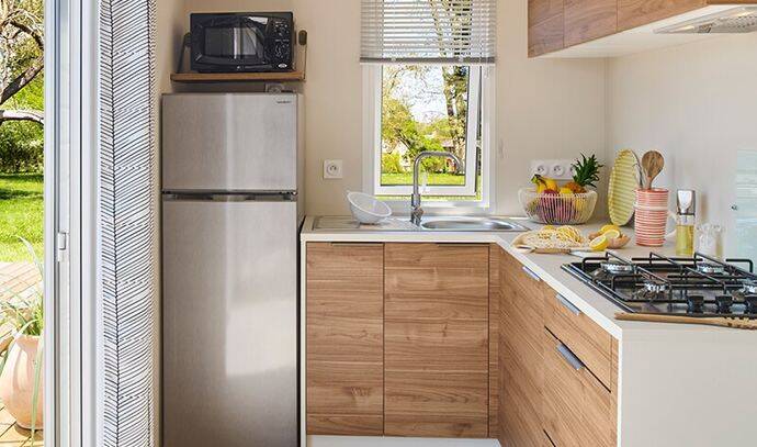 Mobil-home | Premium | 2 Ch. | 4 pers. | Terrasse Lounge | A/C | TV 3