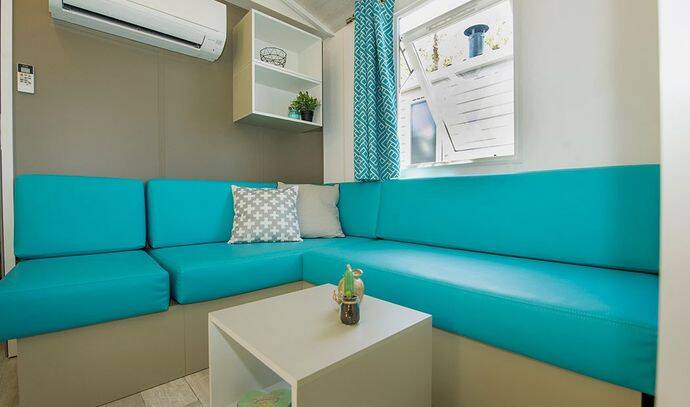 Mobil-home | Premium | 3 Ch. | 5 pers. | Terrasse surélevée | A/C 3