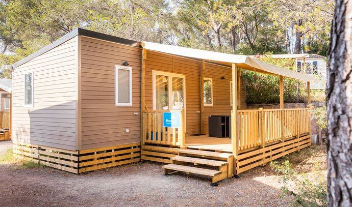 Mobil-home | Premium | 3 Ch. | 6 pers. | Terrasse surélevée | A/C 0