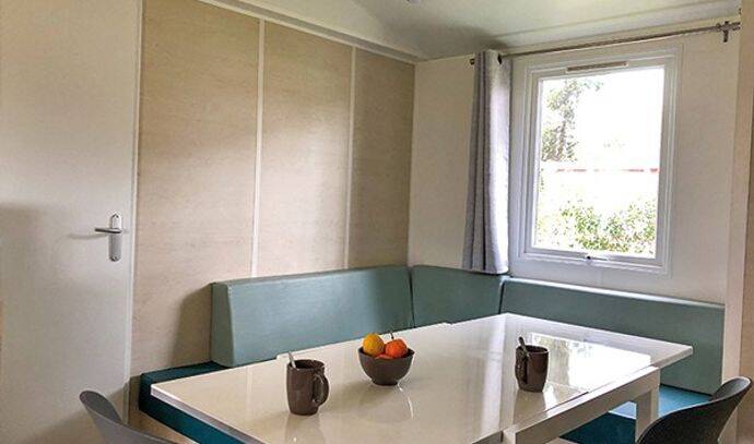 Mobil-home | Premium | 3 Ch. | 6 pers. | Terrasse surélevée | A/C 1