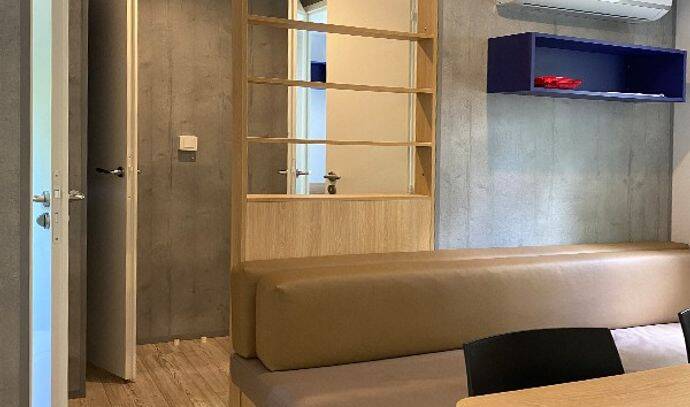 Mobil-home | Premium | 3 Ch. | 6 pers. | Terrasse surélevée | A/C 2
