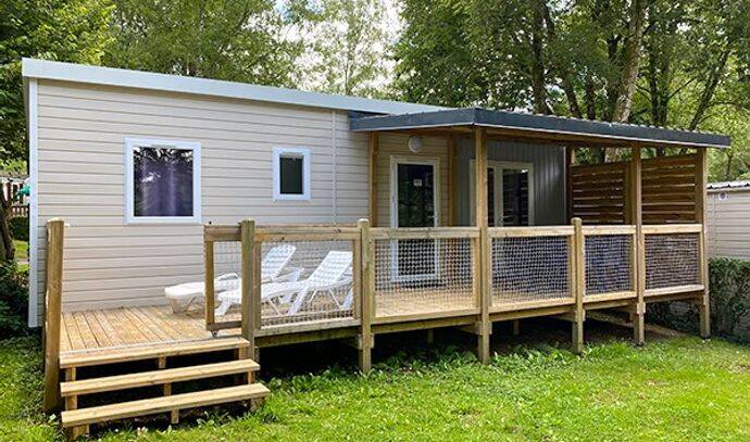 Mobil-home | Premium | 3 Ch. | 6 pers. | Terrasse surélevée | A/C 0