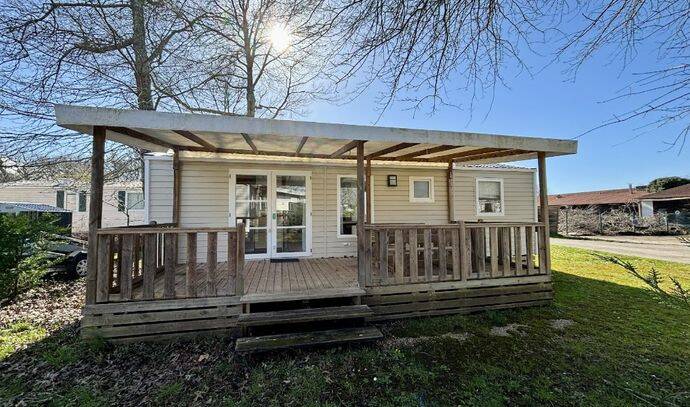 Mobil-home | Premium | 3 Ch. | 6 pers. | Terrasse surélevée | A/C 0
