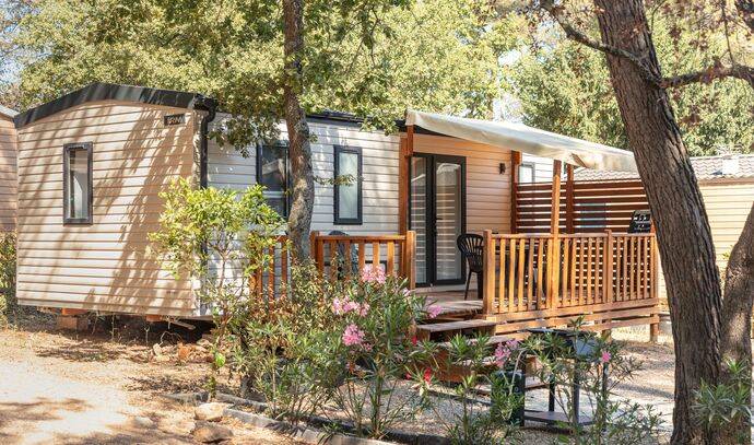 Mobil-home | Premium | 3 Ch. | 6 pers. | Terrasse surélevée | A/C | TV 0