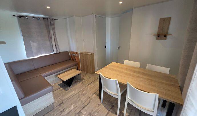 Mobil-home | Premium | 3 Ch. | 6 pers. | Terrasse surélevée | A/C 2