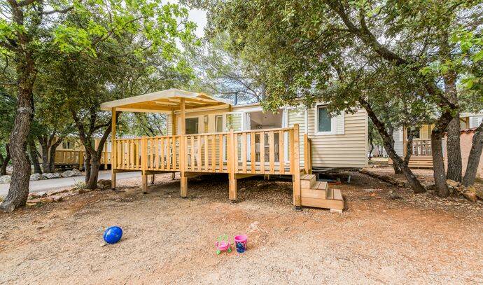 Mobil-home | Premium | 3 Ch. | 6 pers. | Terrasse surélevée | A/C 0
