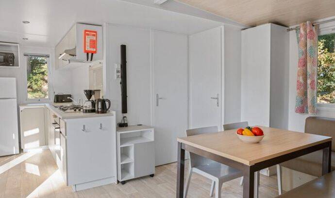 Mobil-home | Premium | 3 Ch. | 6 pers. | Terrasse surélevée | A/C 3