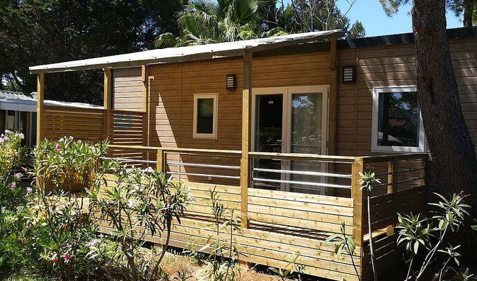 Mobil-home | Premium | 3 Ch. | 6 pers. | Terrasse surélevée | A/C 0