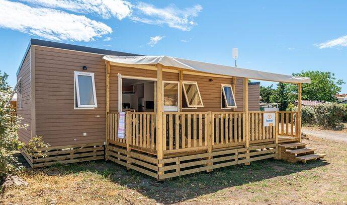 Mobil-home | Premium | 3 Ch. | 6 pers. | Terrasse surélevée | A/C 0