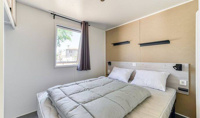 Mobil-home | Premium | 3 Ch. | 6 pers. | Terrasse surélevée | A/C 4