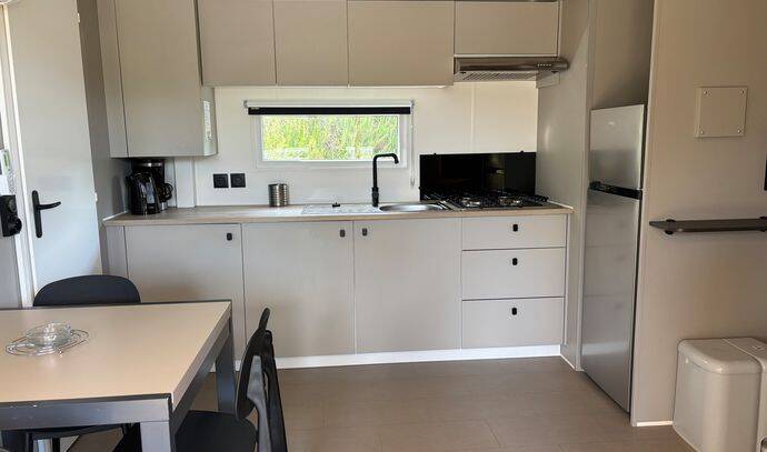 Mobil-home | Premium | 3 Ch. | 6 pers. | Terrasse surélevée | A/C 2