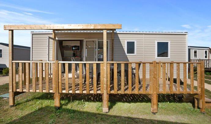 Mobil-home | Premium | 3 Ch. | 6 pers. | Terrasse surélevée | A/C | TV 0
