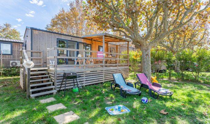 Mobil-home | Premium | 3 Ch. | 6 pers. | Terrasse surélevée | A/C | TV 0