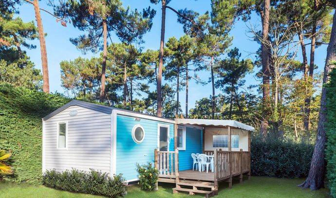 Mobil-home | Premium | 3 Ch. | 6 pers. | Terrasse surélevée | A/C | TV 0