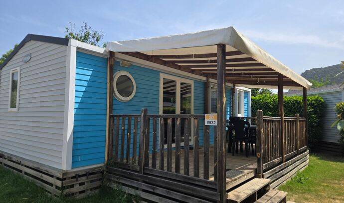 Mobil-home | Premium | 3 Ch. | 6 pers. | Terrasse surélevée | A/C | TV 0