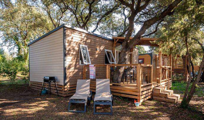 Mobil-home | Premium | 3 Ch. | 6 pers. | Terrasse surélevée | A/C | TV 0