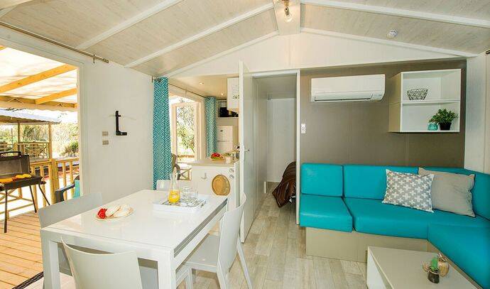 Mobil-home | Premium | 3 Ch. | 6/8 pers. | Terrasse surélevée | A/C | TV 0