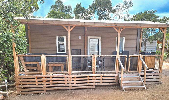 Mobil-home | Premium | 4 Ch. | 8 pers. | Terrasse Lounge | A/C 0