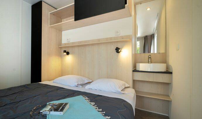 Mobil-home | Ultimate | 2 Ch. | 4 pers. | Terrasse couverte | A/C | TV 7