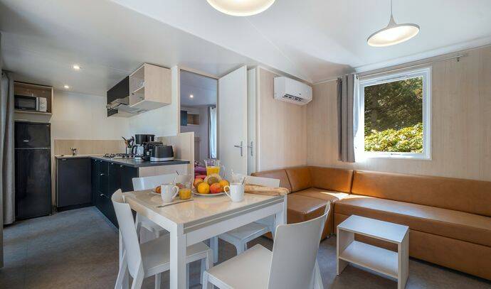 Mobil-home | Ultimate | 2 Ch. | 4 pers. | Terrasse couverte | A/C | TV 3