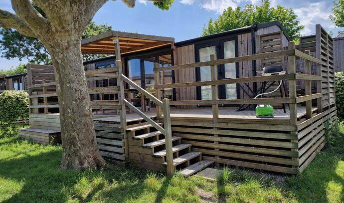 Mobil-home | Ultimate | 2 Ch. | 4 pers. | Terrasse couverte | A/C | TV 1