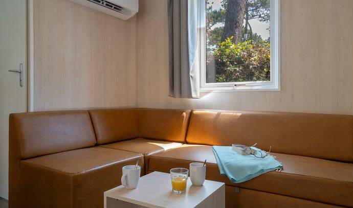 Mobil-home | Ultimate | 2 Ch. | 4 pers. | Terrasse couverte | A/C | TV 6