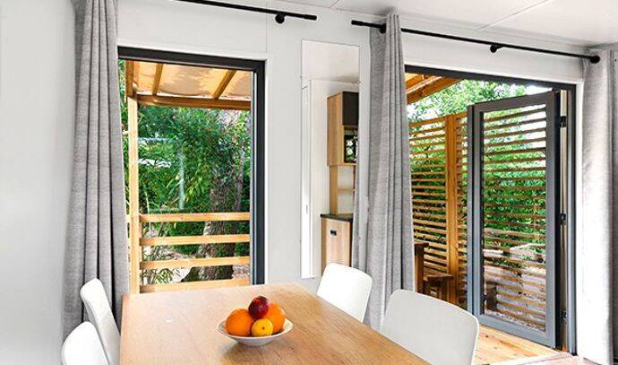 Mobil-home | Ultimate | 2 Ch. | 4 pers. | Terrasse simple | A/C | TV 1
