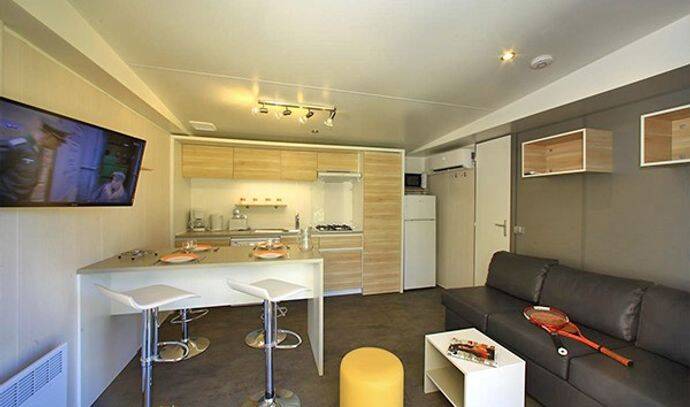 Mobil-home | Ultimate | 2 Ch. | 4 pers. | Terrasse simple | A/C | TV 1