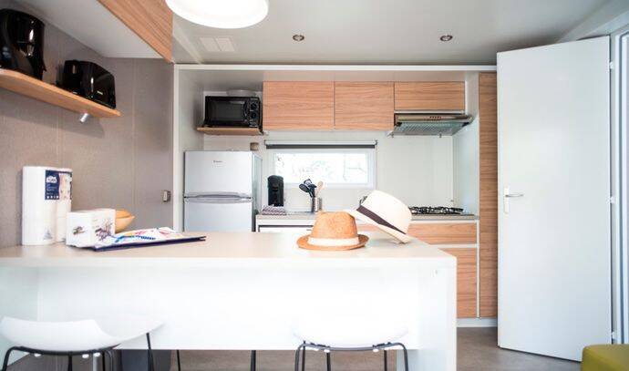 Mobil-home | Ultimate | 2 Ch. | 4 pers. | Terrasse surélevée | A/C 2