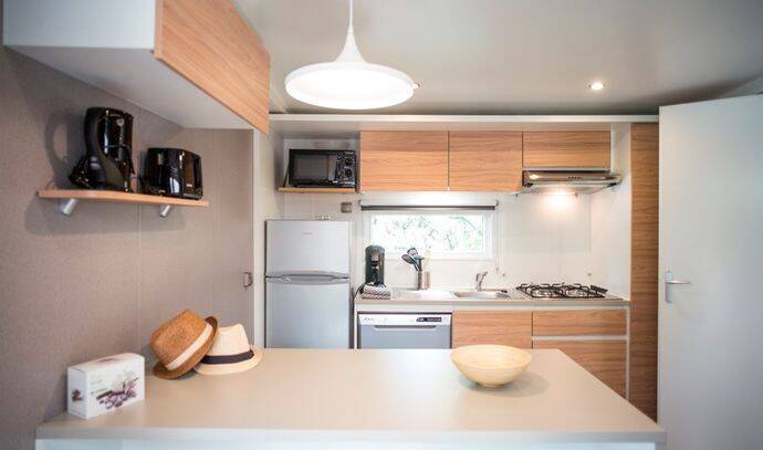 Mobil-home | Ultimate | 2 Ch. | 4 pers. | Terrasse surélevée | A/C 3